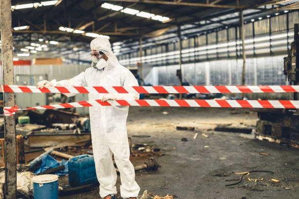 Professional Trauma Scene Cleanup technician working in Plymouth, UT